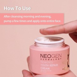 Neogen Dermalogy Probiotics Relief Cream - Näokreem Probiootikumide ja Keramiididega