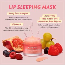 Laneige Lip Sleeping Mask Berry - Восстанавливающая маска для губ