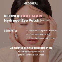 MEDIHEAL Retinol Collagen Eye Ampoule Patch 60шт