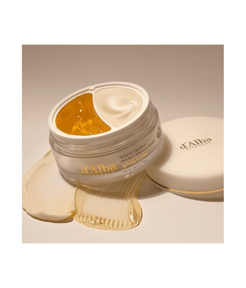 d'Alba White Truffle Double Serum & Cream: Effective 2-in-1 Care