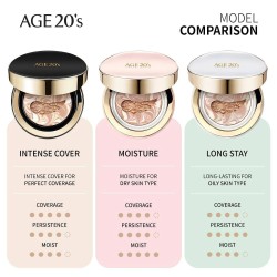 AGE 20's Signature Essence Cover Pact Intense Cover cushion Set