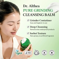 Dr. Althea Pure Grinding Cleansing Balm — delicate skin cleansing.