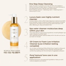 d'Alba White Truffle Return Oil Cream Cleanser