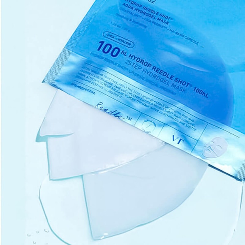 VT Cosmetics Hydrop Reedle Shot 100HL 2Step Hydrogel Mask