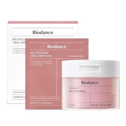 BIODANCE Collagen Gel Toner Pads + 4 Real Deep Mask [Set]