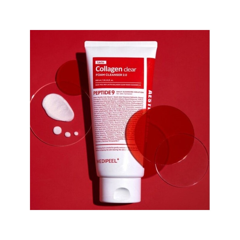 MEDI-PEEL Red Lacto Collagen Clear Foam Cleanser 2.0