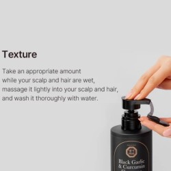 DAENG GI MEO RI Black Garlic & Curcumin Shampoo 500ml
