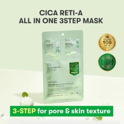 VT Cosmetics Cica Reti-A All in One 3 Step Mask