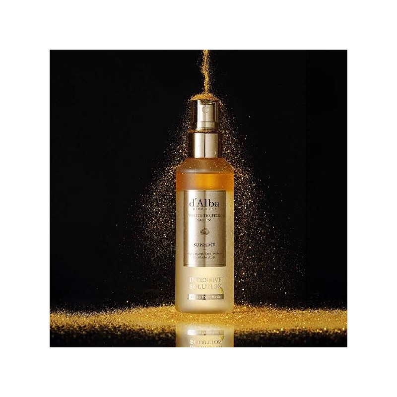 d'Alba White Truffle Supreme Intensive Serum - Anti-aging spray serum with peptides